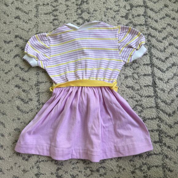 Vtg 1990s Healthtex Made in USA Striped Dress 4T - Picture 6 of 8
